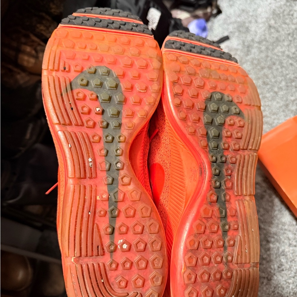 Nike Bright Red Sports Sneakers